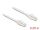 DELOCK RJ45 Flachband Patchkabel Cat.8.1 U/FTP 40Gbps, 0,25m