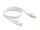 DeLOCK RJ45 Flachband Patchkabel Cat.8.1 U/FTP bis 40 Gbps 0,5 m weiß