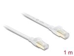 DELOCK RJ45 Flachband Patchkabel Cat.8.1 U/FTP 40Gbps, 1m