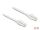 DeLOCK RJ45 Flachband Patchkabel Cat.8.1 U/FTP bis 40 Gbps 2 m weiß
