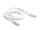 DeLOCK RJ45 Flachband Patchkabel Cat.8.1 U/FTP bis 40 Gbps 2 m weiß