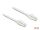DeLOCK RJ45 Flachband Patchkabel Cat.8.1 U/FTP bis 40 Gbps 3 m weiß