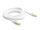 DeLOCK RJ45 Flachband Patchkabel Cat.8.1 U/FTP bis 40 Gbps 3 m weiß