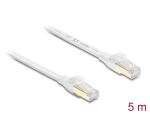 DELOCK RJ45 Flachband Patchkabel Cat.8.1 U/FTP 40Gbps, 5m