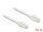 DeLOCK RJ45 Flachband Patchkabel Cat.8.1 U/FTP bis 40 Gbps 10 m weiß