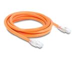 DELOCK RJ45 Netzwerkkabel Cat.8.1S/FTP 2m bis 40 Gbps orange