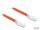 DELOCK RJ45 Netzwerkkabel Cat.8.1S/FTP 2m bis 40 Gbps orange