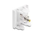 DELOCK Easy 45 Modul Cinch Buchse zu Cinch Buchse gelb/weiß
