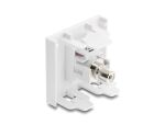 DELOCK Easy 45 Modul Cinch Buchse zu Cinch Buchse weiß/weiß
