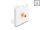 DELOCK Easy 45 Modul Cinch Buchse zu Cinch Buchse vergoldet