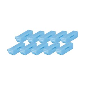 Lindy 40325 Schnittstellenblockierung DisplayPort Blau Acrylnitril-Butadien-Styrol (ABS) 10 Stück(e)