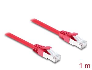 DELOCK RJ45 Netzwerkkabel Cat.6A S/FTP 1m rot