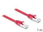 DELOCK RJ45 Netzwerkkabel Cat.6A S/FTP 1m rot