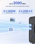 TERRAMASTER F6-425PRO NAS, 6Core, 8GB DDR5 RAM, Diskless