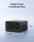 TERRAMASTER F6-425PRO NAS, 6Core, 8GB DDR5 RAM, Diskless