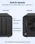 TERRAMASTER F6-425PRO NAS, 6Core, 8GB DDR5 RAM, Diskless