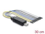 DELOCK UART Konverter USB 2.0 > TTL 5V Pfostenstecker 30cm