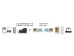 DELOCK Adapter USB 2.0 Typ-A St > Seriell RS-232 RJ45...