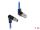 DeLOCK M12 Kabel X-kodiert 8 Pin Stecker nach unten gewinkelt zu RJ45 Stecker nach oben gewinkelt S/FTP geschirmt 1 m blau