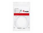 Equip Kabel USB-C2.0->C 3A       PD60W  St/St  2.00m    weiß
