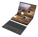 ASUS Zenbook Duo UX8407AA-SN469X Copilot+ PC Intel Core Ultra 9 386H Laptop 35,6 cm (14") Touchscreen 3K 32 GB LPDDR5x-SDRAM 1 TB SSD Wi-Fi 7 (802.11be) Windows 11 Pro Deutsch Grau