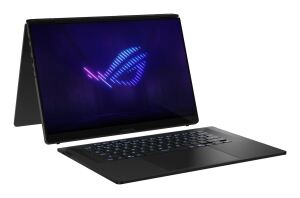 ASUS ROG Zephyrus Duo GX651AR-SR042W Intel Core Ultra 9 386H Hybrid (2-in-1) 40,6 cm (16") Touchscreen 3K 32 GB LPDDR5x-SDRAM 2 TB SSD NVIDIA GeForce RTX 5070 Ti Wi-Fi 7 (802.11be) Windows 11 Home Deutsch Grau