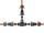 DELOCK Kabelverbinder T-Form mit Klemmverbind. 3 Pin, IP68