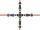 DELOCK Kabelverbinder X-Form mit Klemmverbind. 3 Pin, IP68