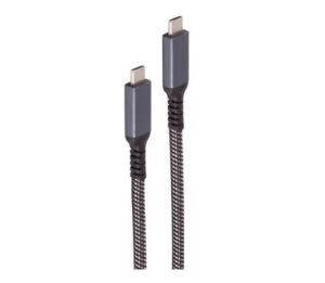 shiverpeaks BS14-75004 USB Kabel USB 3.2 Gen 2 (3.1 Gen 2) 1 m USB C 10 Gbit/s 100 W Schwarz, Weiß
