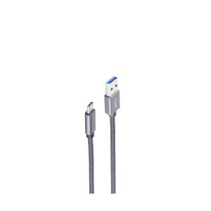 shiverpeaks BS13-38020 USB Kabel USB 3.2 Gen 2 (3.1 Gen 2) 1 m USB A USB C 10 Gbit/s Grau