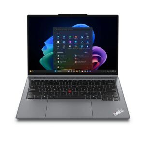 Lenovo ThinkPad X1 2-in-1 Gen 11 Aura Edition Copilot+ PC Intel Core Ultra 7 355 Hybrid (2-in-1) 35,6 cm (14") Touchscreen 2.8K 32 GB LPDDR5x-SDRAM 1 TB SSD Wi-Fi 7 (802.11be) Windows 11 Pro Deutsch Grau