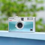 Kodak EKTAR H35N Kompakt-Filmkamera 35 mm Blau, Silber