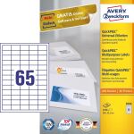 Avery 3666 selbstklebendes Etikett Rechteck Permanent...