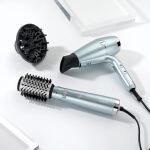 BaByliss Hydro-Fusion Hydro Fusion Air Styler Heißluftbürste Warm Aqua-Farbe, Schwarz, Metallisch 700 W 2,5 m