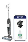 Bissell CrossWave HF3 Cordless Select Standstaubsauger Akku Trocken&Nass Beutellos 0 l 255 W Grau, Weiß