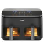 Cosori Dual Basket Chef Edition Doppel 8,5 l Eigenständig 1750 W Heißluftfritteuse Schwarz, Silber
