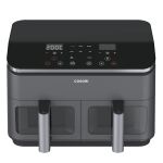 Cosori Dual Basket Chef Edition Doppel 8,5 l Eigenständig 1750 W Heißluftfritteuse Schwarz, Silber