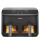 Cosori Dual Basket Chef Edition Doppel 8,5 l Eigenständig 1750 W Heißluftfritteuse Schwarz, Silber