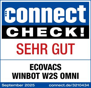 Ecovacs Winbot W2S Omni Window Cleaning Robot white grey WG893-12 WG89312 (WG893-12)