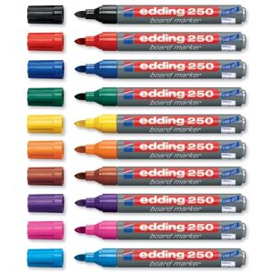 Edding 250 Marker 10 Stück(e) Rot