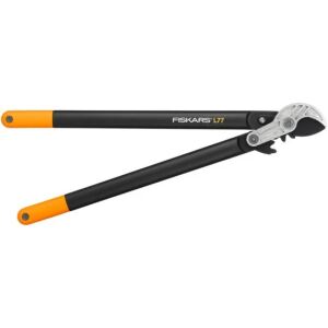 Fiskars 1000583 Astschere Amboss Schwarz, Orange