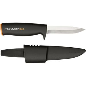 Fiskars K40 Schwarz Feststehendes Messer