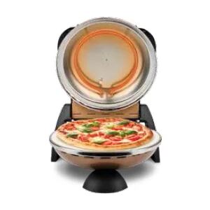 G3 Ferrari Delizia Pizzamacher/Ofen 1 Pizza/Pizzen 1200 W Schwarz, Bronze
