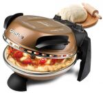 G3 Ferrari Delizia Pizzamacher/Ofen 1 Pizza/Pizzen 1200 W Schwarz, Bronze