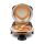 G3 Ferrari Delizia Pizzamacher/Ofen 1 Pizza/Pizzen 1200 W Schwarz, Bronze