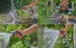 Gardena 18370-20 Garten-Wasserspritzpistole Garten Wassersprühdüse Grau, Orange, Schwarz