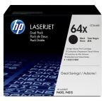 HP 64X 2er-Pack Schwarz Original LaserJet Tonerkartusche mit hoher Reichweite