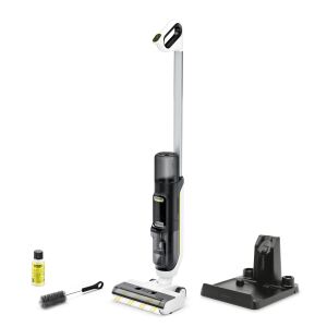 Kärcher FCV 3 vloerreiniger 2-in-1-Stabstaubsauger Akku Trocken&Nass HEPA Beutellos 160 W Weiß
