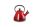 Le Creuset 40101020600000 Wasserkessel 1,6 l Rot