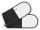 Le Creuset 95001000000000 Topfuntersetzer / Topflappen 1 Stück(e) Schwarz Baumwolle